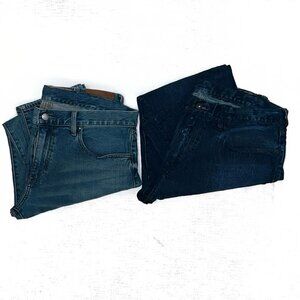 BROOKS BROTHERS “RED FLEECE” JEANS 38W X 34L, PACK OF 2